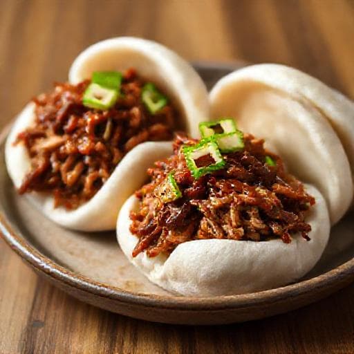 Klassiska Bao med Pulled Pork