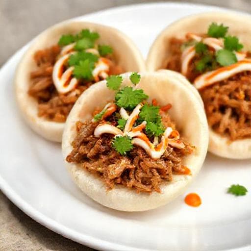 Snabb Bao med Pulled Pork (genväg)