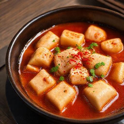 Tteokbokki med Krabba (Gyeojal Tteokbokki)