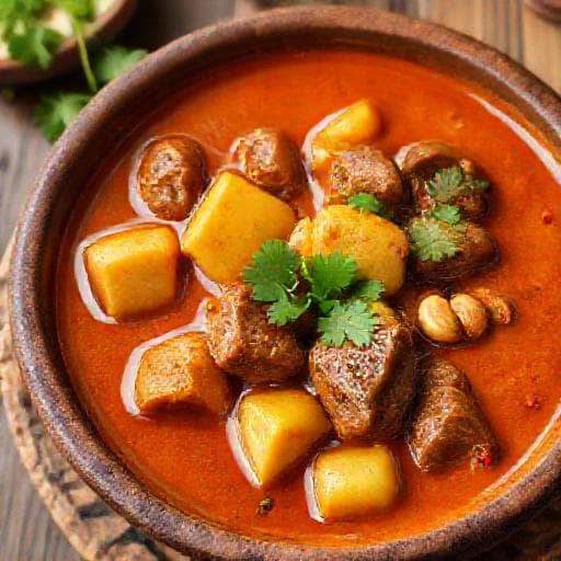 Klassisk Thailändsk Massaman Curry