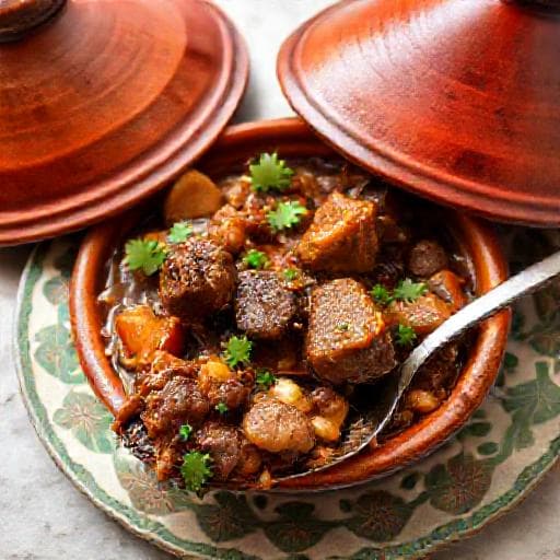 Klassisk Marockansk Lammtagine