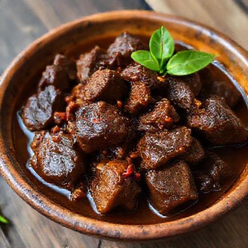 Klassisk Nötkött Rendang