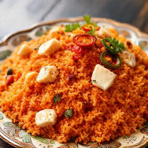 Jollofris med Fisk