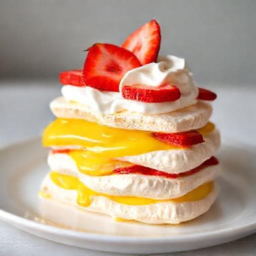 Snabb Marängtårta med Citronkräm
