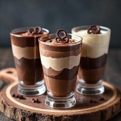 Snabb Tre Chokladmousse