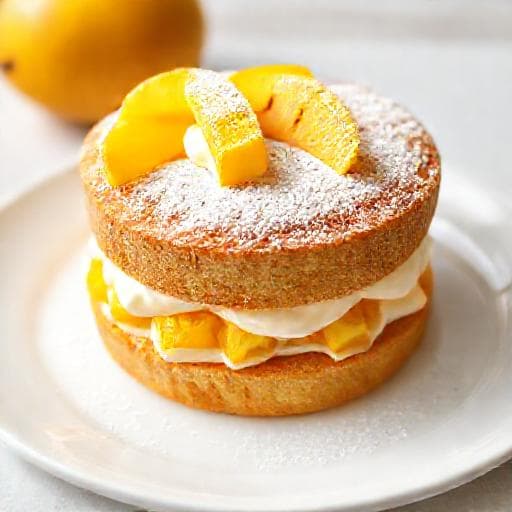 Snabb Mangotårta med Mascarpone
