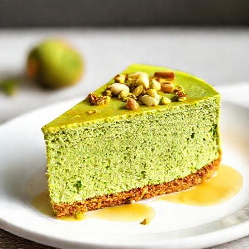 Klassisk Pistagecheesecake