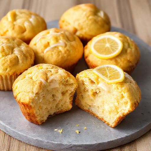 Snabb Yoghurt- och Citronmuffins