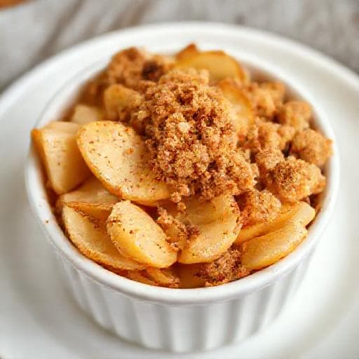 Snabb Äppelcrumble