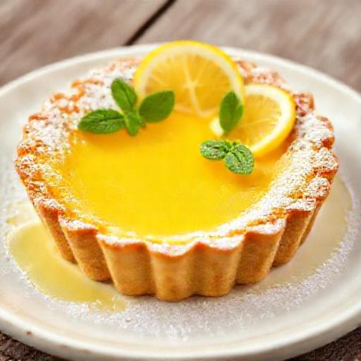Klassisk Citrontarte