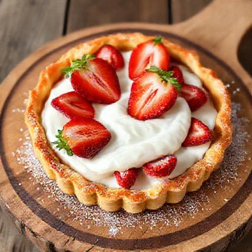 Snabb Jordgubbstarte med Mascarpone