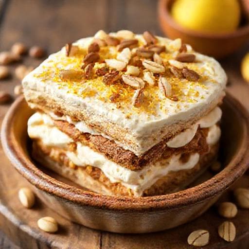 Siciliansk Pistagetiramisu med Ricotta
