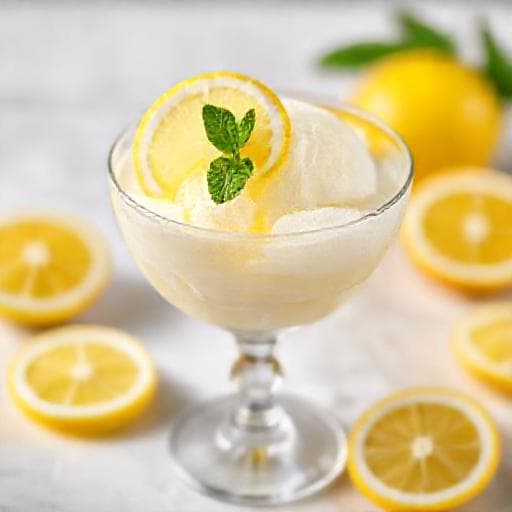 Klassisk Citronsorbet