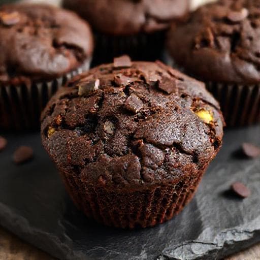 Choklad- och Avokado Proteinmuffins