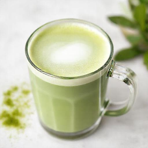 Snabb Matcha Latte med Mjölk