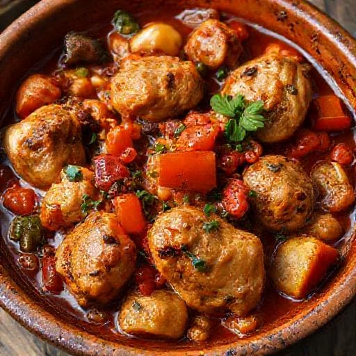Kyckling Cacciatore (Klassisk)