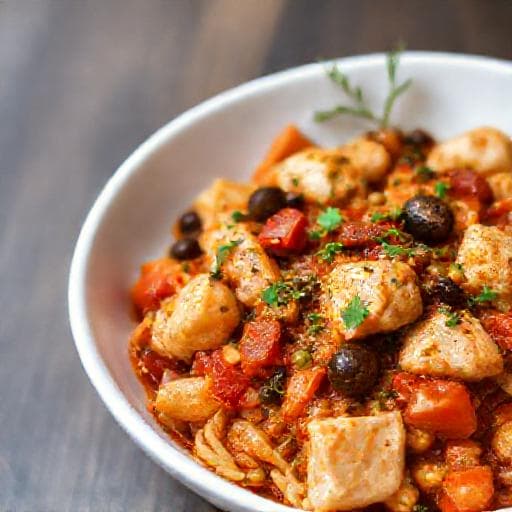 Snabb Kyckling Cacciatore