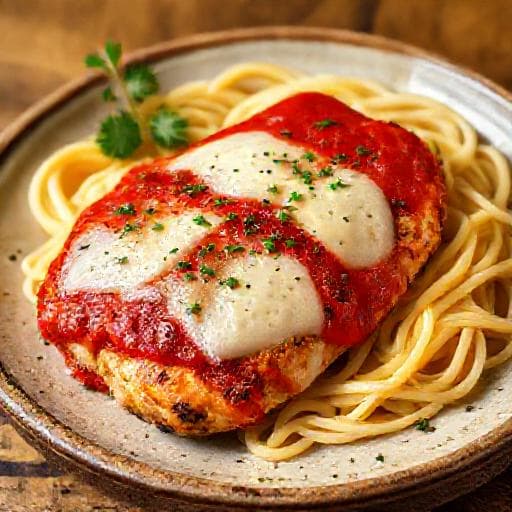 Snabb Kyckling Parmigiana
