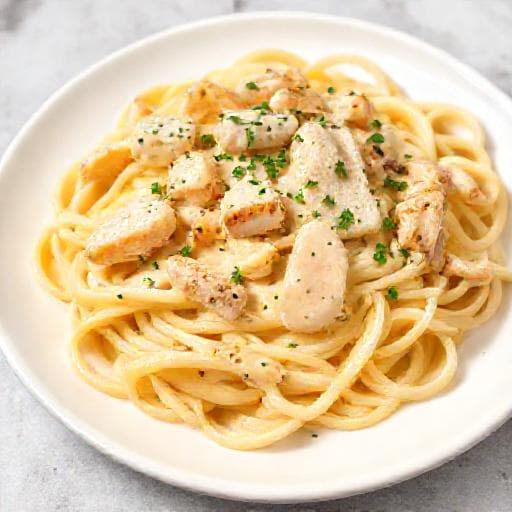 Snabb Kyckling Alfredo