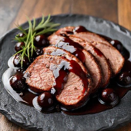 Ankbröst med Körsbärs- och Balsamvinägersås