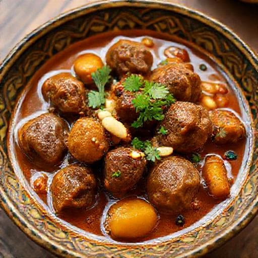 Lammcurry med Aprikos och Mandel