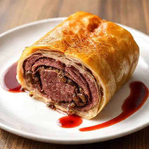 Snabb Biff Wellington med Filodeg