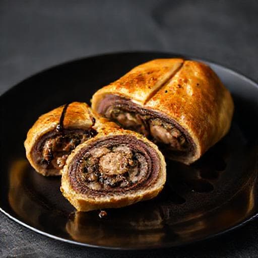 Biff Wellington med Svamp- och Örtkräm