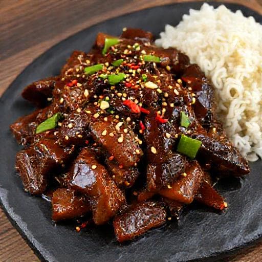 Mongolisk biff med sesam och chili