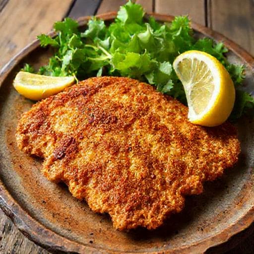 Snabb Wiener Schnitzel (Fläskkött)