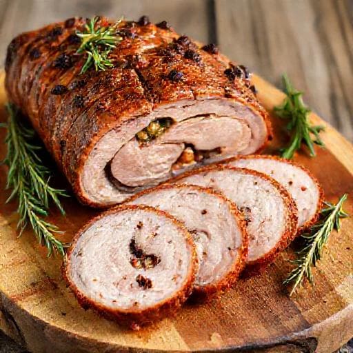 Klassisk Porchetta med Rosmarin