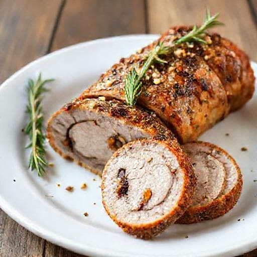 Snabb Porchetta-inspirerad Fläskrulle
