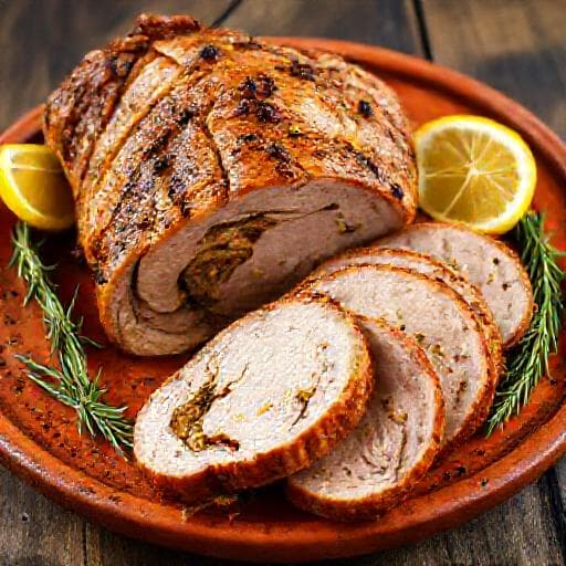 Porchetta med Citron och Fänkål