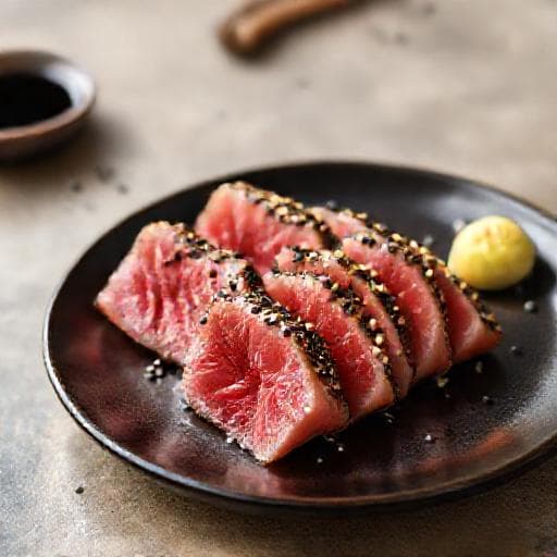 Klassisk Tonfisk Tataki med Sesam