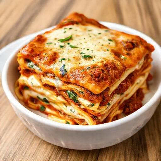 Lasagne Bolognese s Ricottou a Špenátom
