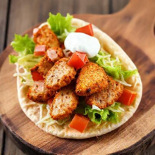 Rýchla Gyros Pita na Panvici