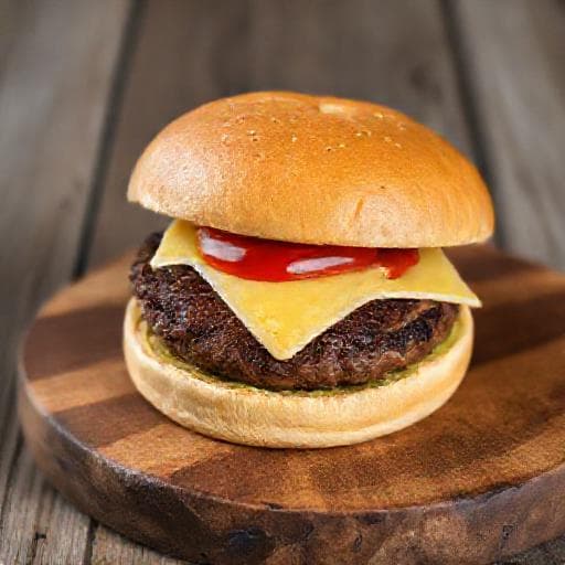 Rýchly hovädzí hamburger