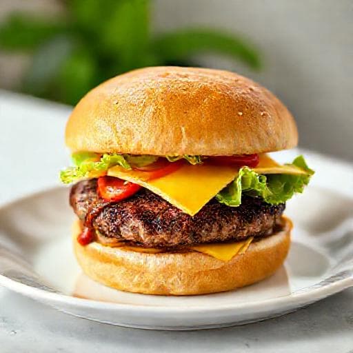 Rýchly Cheeseburger na panvici