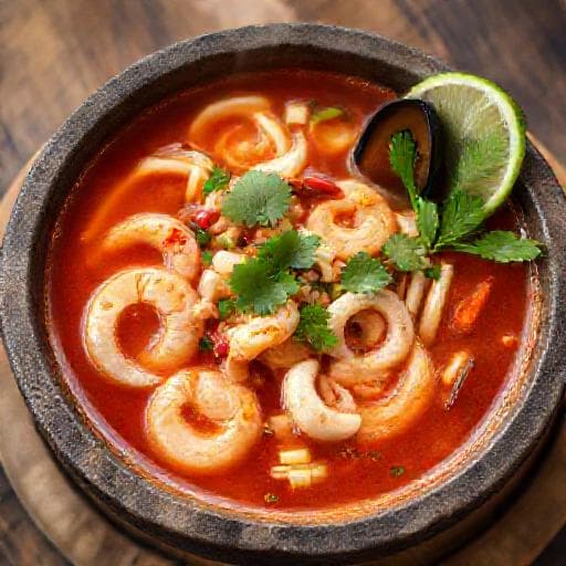 Tom Yum Talay (Morské plody)