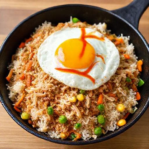 Rýchly Bibimbap na panvici