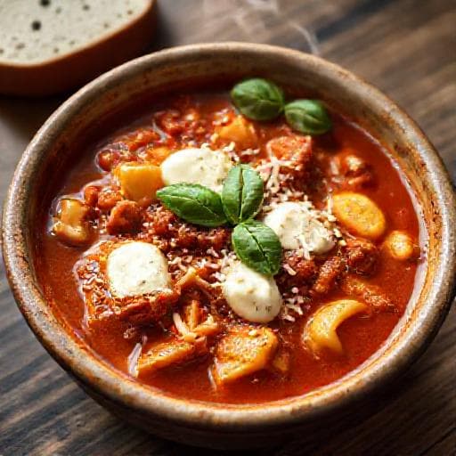 Klasická Lasagne Polievka