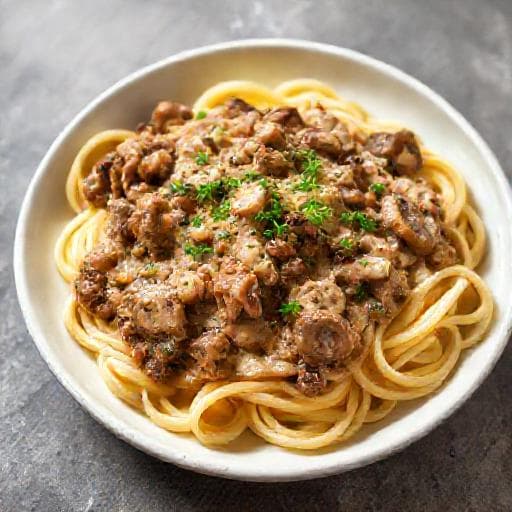 Rýchly hovädzí stroganov