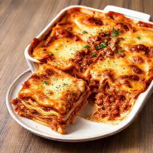 Gyorsított Lasagne Bolognai Módra