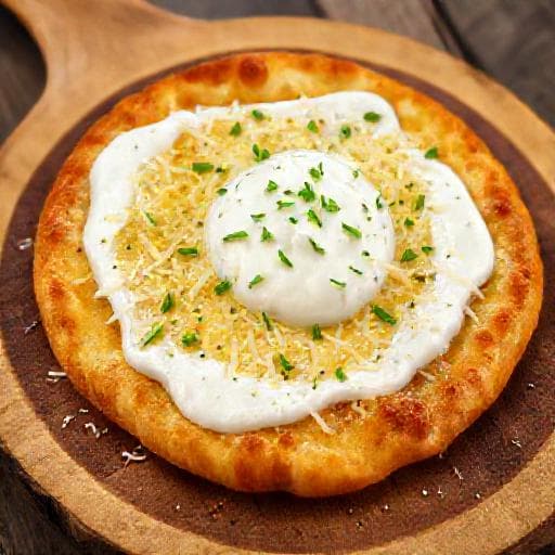 Klasszikus Sajtos-Tejfölös Lángos