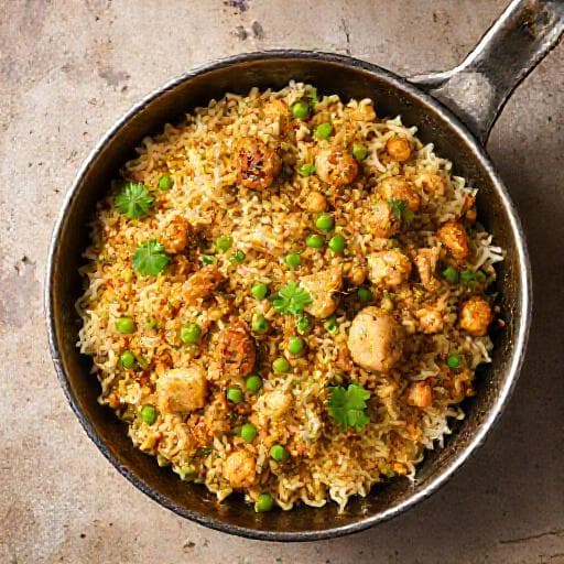 Gyors Csirkés Biryani Serpenyőben
