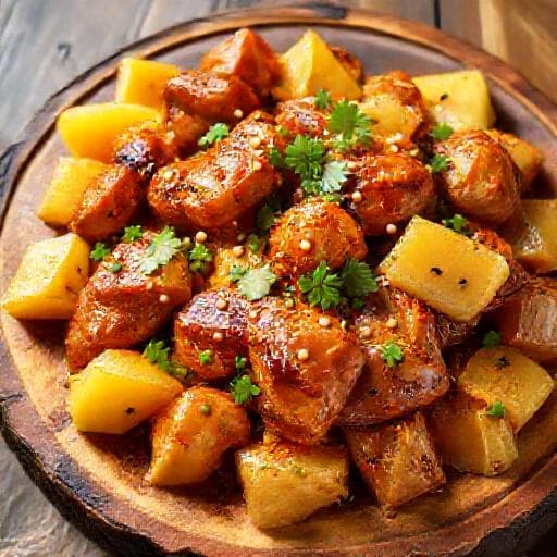 Teriyaki Csirke Ananásszal és Gyömbérrel