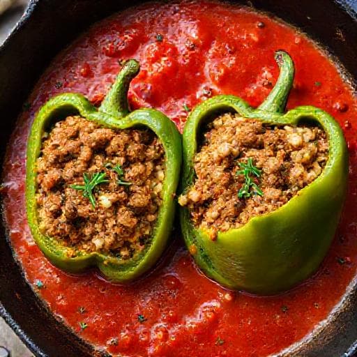Gyors Töltött Paprika (Serpenyős)