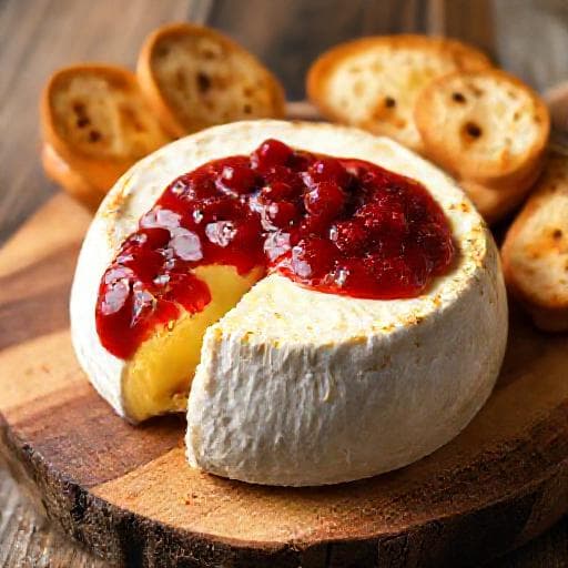 Pečený camembert s brusnicami (Klasický)