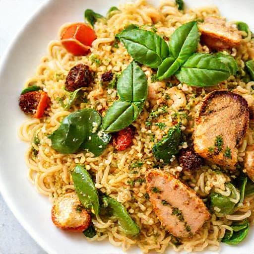 Rýchly stredomorský orzo šalát s kuracím mäsom