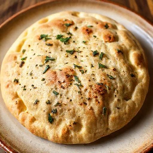 Pita s Bylinkami a Cesnakom