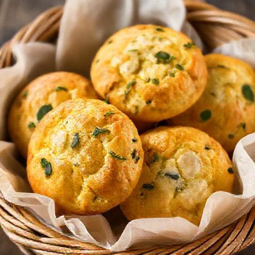 Slané muffiny so syrom a bylinkami (regionálny twist)